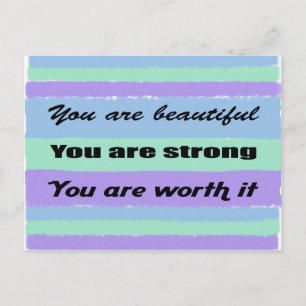 Carte Postale Vous êtes Belle