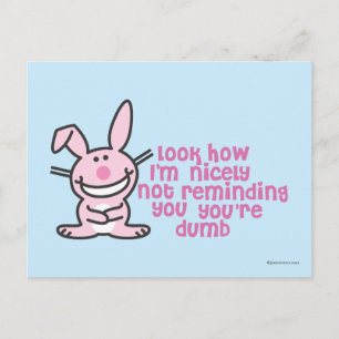 Carte Postale Vous êtes Bête