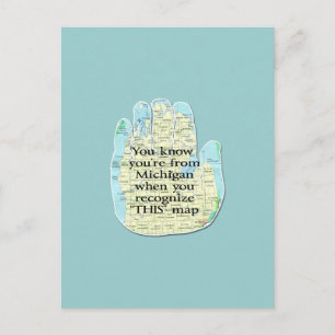 Carte Postale Vous êtes du Michigan quand