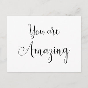 Carte Postale Vous êtes Incroyable, Message Inspirant