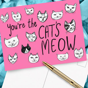 Carte Postale VOUS ÊTES LE CRÈME DE LA CRÈME Mignons Chatons  Ca
