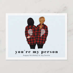 Carte Postale Vous êtes ma personne   Meilleur Ami Anniversaire