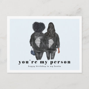 Carte Postale Vous êtes ma personne   Meilleur Ami Anniversaire