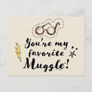 Carte Postale Vous êtes My Favorite Muggle™