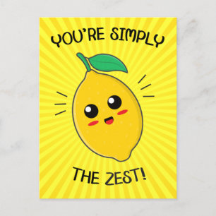 Carte Postale Vous êtes simplement le jeu alimentaire Zest