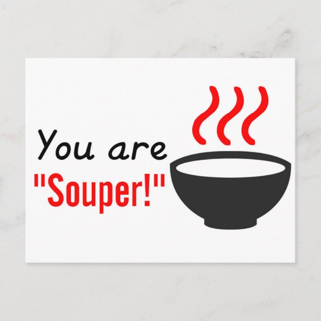 Carte Postale Vous êtes souper / super enseignant cadeau appréci (Devant)