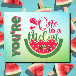 Carte Postale Vous êtes un dans un Melon Sloth penser à vous