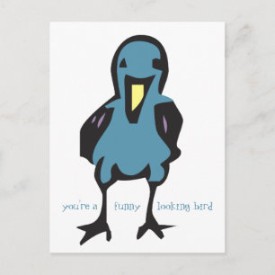 Carte Postale Vous êtes un oiseau à l'air drôle