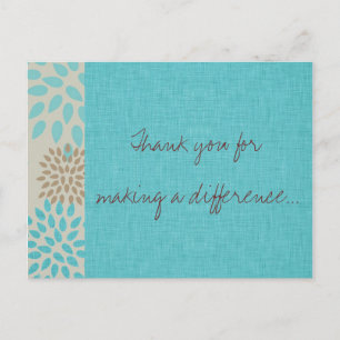 Carte Postale Vous faites une différence