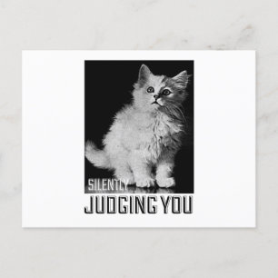 Carte Postale Vous Jugez Silencieusement