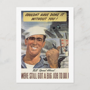 Carte Postale Vous n'auriez pas pu le faire sans vous