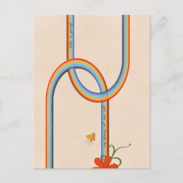 Carte Postale Vous pouvez passer par ceci (Devant)