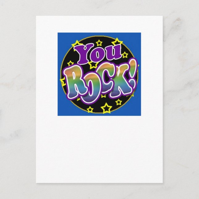 Carte Postale Vous, Rock ! (Devant)