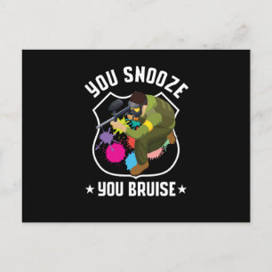 Carte Postale Vous sommeillez, vous vous blessez Cadeau de marqu