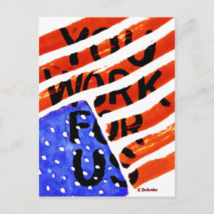 Carte Postale Vous Travaillez Pour Nous
