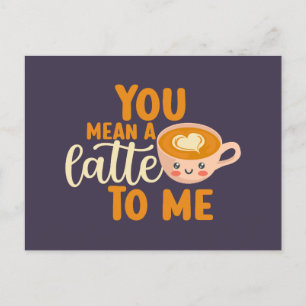 Carte Postale Vous Voulez Dire Un Petit Pun De Café Drôle Saint 