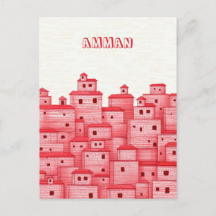 Carte Postale Voyage à Amman Jordanie