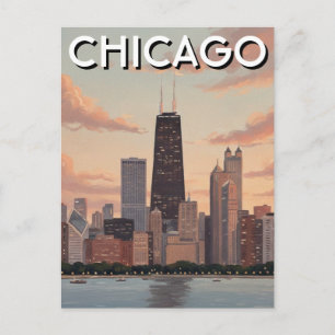 Carte Postale Voyage à Chicago Illinois