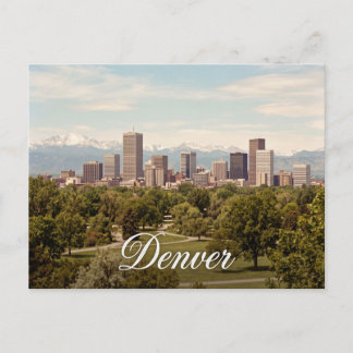 Carte Postale Voyage à Denver Colorado