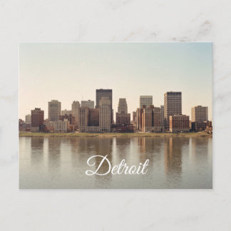 Carte Postale Voyage à Détroit Michigan