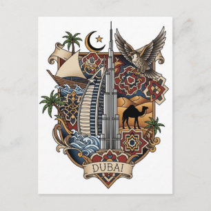 Carte Postale Voyage à Dubaï