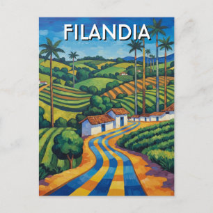 Carte Postale Voyage à Filandia Colombie