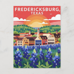 Carte Postale Voyage à Fredericksburg Texas