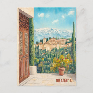 Carte Postale Voyage à Grenade Espagne