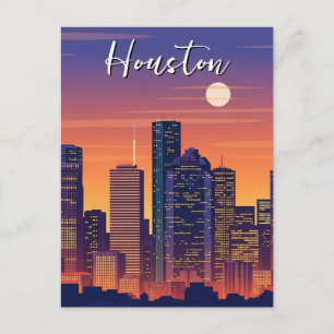 Carte Postale Voyage à Houston Texas