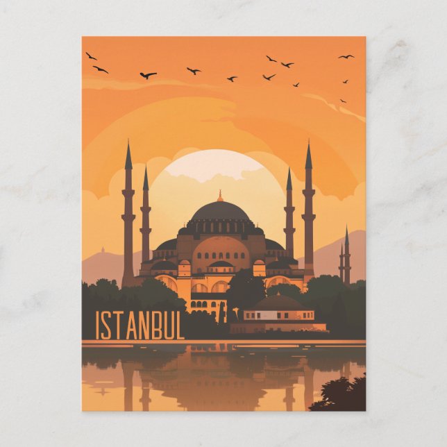 Carte Postale Voyage à Istanbul (Devant)