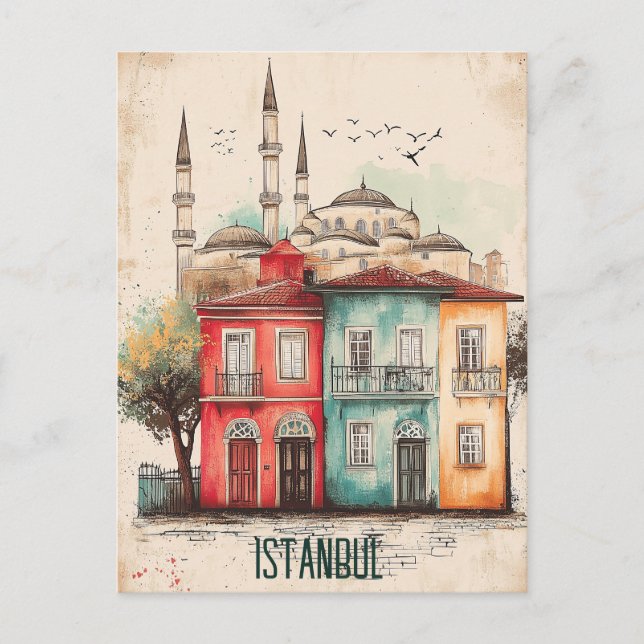 Carte Postale Voyage à Istanbul Turkiye (Devant)