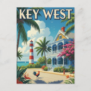 Carte Postale Voyage à Key West en Floride