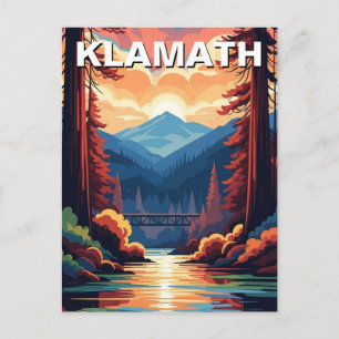 Carte Postale Voyage à Klamath Californie