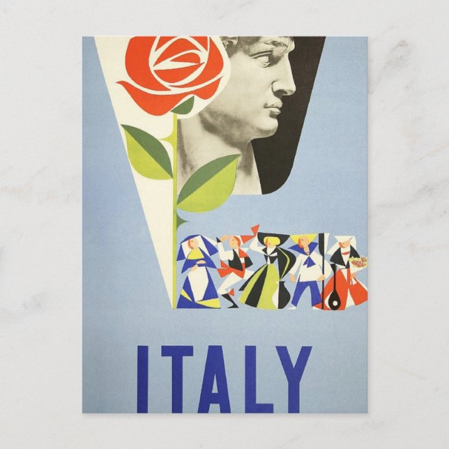 Carte Postale Voyage à l'ancienne - Italie (Devant)