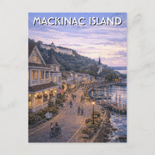 Carte Postale Voyage à Mackinac Island dans le Michigan