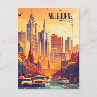 Carte Postale Voyage à Melbourne