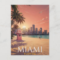 Voyage à Miami Floride Plage du coucher de soleil