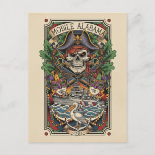 Carte Postale Voyage à Mobile en Alabama