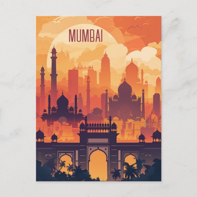Carte Postale Voyage à Mumbai (Devant)