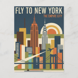 Carte Postale Voyage à New York
