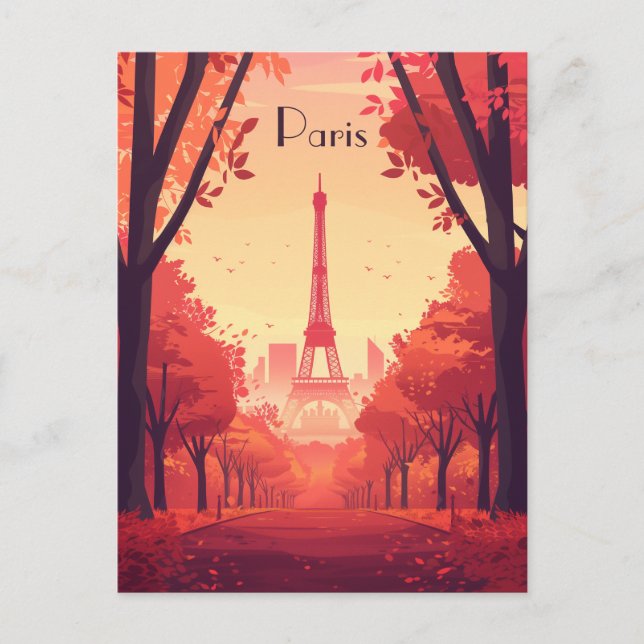 Carte Postale Voyage à Paris (Devant)