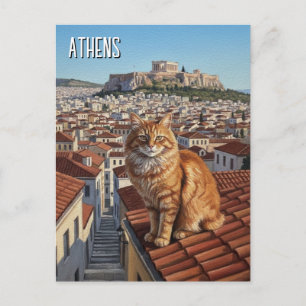 Carte Postale Voyage à Plaka Athènes Grèce