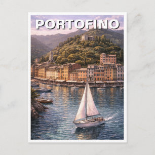 Carte Postale Voyage à Portofino Italie