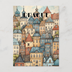 Carte Postale Voyage à Prague République Tchèque