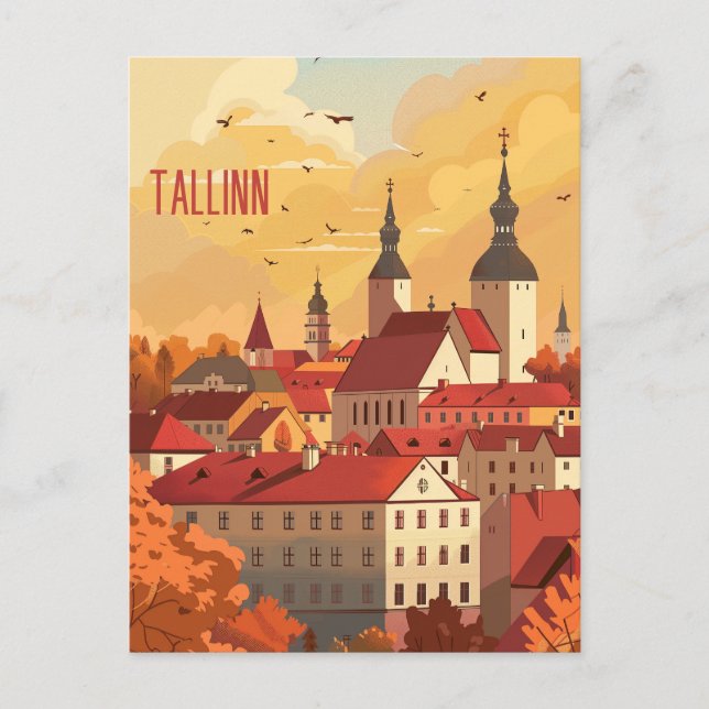 Carte Postale Voyage à Tallinn (Devant)