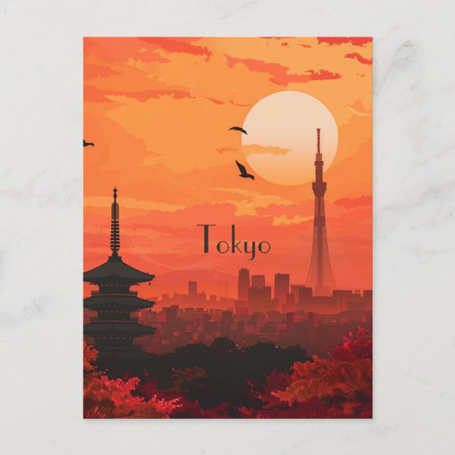 Carte Postale Voyage à Tokyo (Devant)