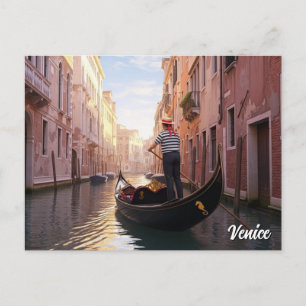 Carte Postale Voyage à Venise Italie