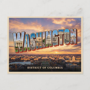 Carte Postale Voyage à Washington DC
