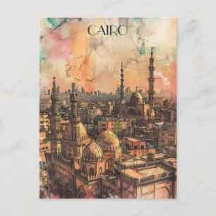 Carte Postale Voyage au Caire en Égypte