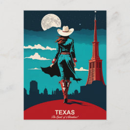 Carte Postale Voyage au Texas : L'esprit d'aventure